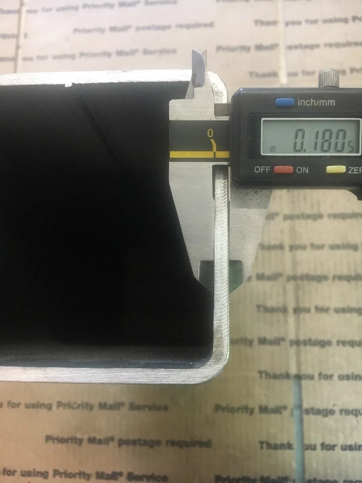 Tubo cuadrado de acero 4 X 4 12" tubo soporte de acero soldadura pared 3/16 Foto 4 de 4