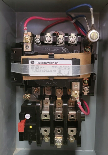 🟠GE 300-LINE CONTROL MAGNETIC STARTER PESSCO IS OFFERING 1 V121223-11-12 🗽 - Picture 3 of 7