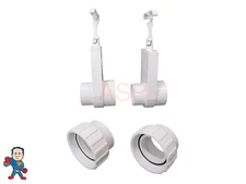 Set of 2X Hot Tub Spa Gate Slice Valve 2" Street X Slip Pump Union Video How To 