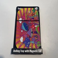 Spencer's 3D Rolling Tray With Magnetic Lid Mushroom Design