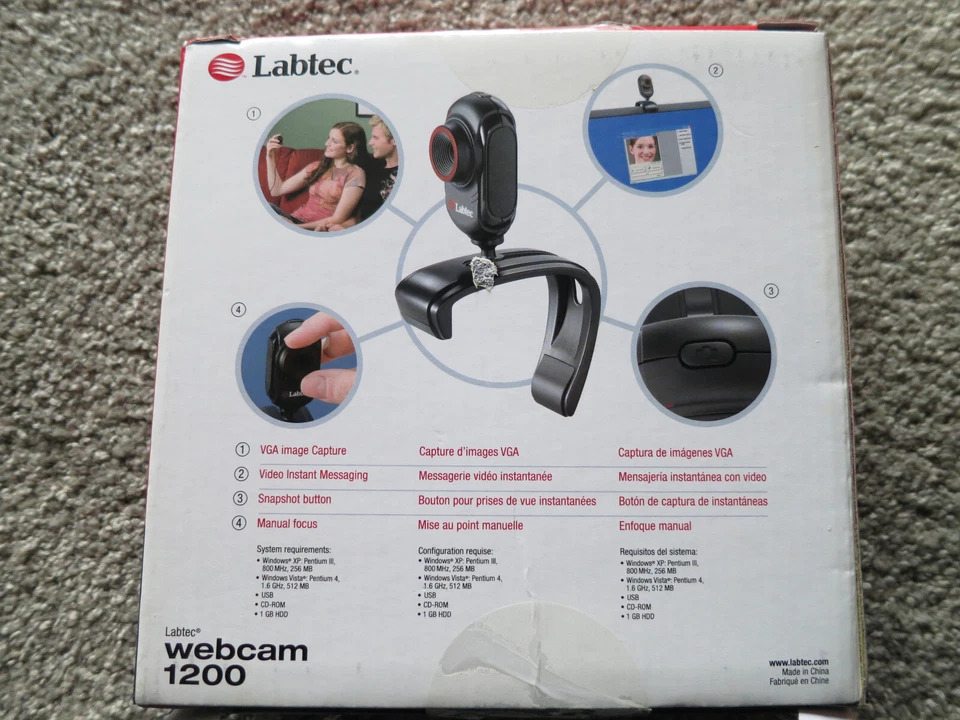 LABTEC WEBCAM 1200 USB 352 X 288 VGA G5-1 - Image 2 of 4