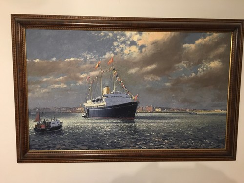 John Worsley Royal Yacht Britannia St Andrews Bay Scotland