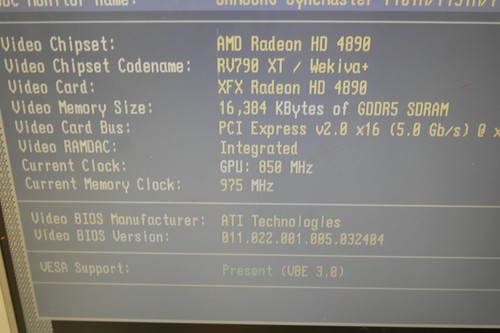 1GB XFX AMD Radeon HD 4890 Dual DVI S-video GDDR5 PCI-e Graphics Card - Picture 2 of 8