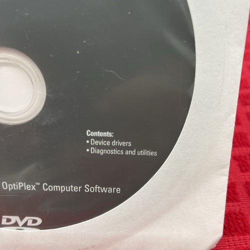 OEM Dell OptiPlex 330 740 755 Driver & Utilities DVD CD 0UM835 RY487 New Sealed - Picture 5 of 5