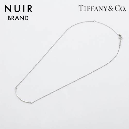 Tiffany & Co. Tiffany&Co. Ag925 T smile necklace Used NUIR0 eBay