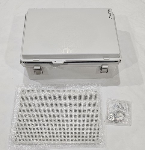 Cubierta con bisagras QILIPSU 370X270X150 mm caja de conexiones - Imagen 11 de 13