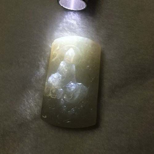 A grade Natural Precious Jadeite jade carving pendant jewllry wholesale - Picture 12 of 12