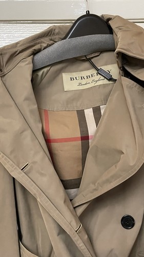 Burberry Amberford Trench Hooded Coat Sisal UK Size 4 - BRAND NEW - Genuine - Picture 8 of 17