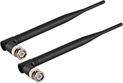 Wireless Microphone Receiver Antenna UHF 400Mhz-960Mhz BNC Male Antenna (2-Pack)