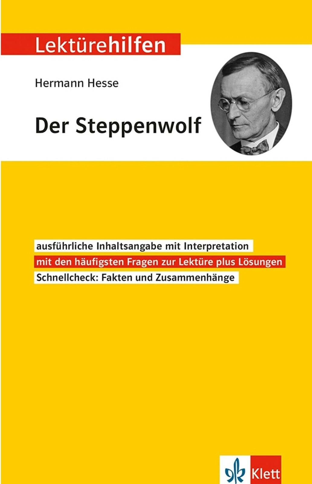 Thumbnail - Klett Lektürehilfen Hermann Hesse "der Steppenwolf" (2017,