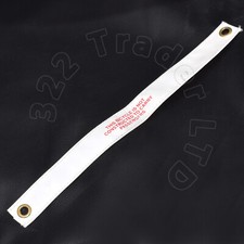 RALEIGH CHOPPER MK I SEAT STRAP -   REPRODUCTION WHITE SEAT STRAP