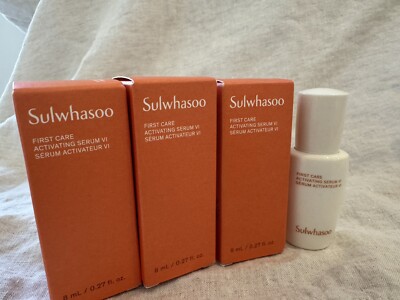 Set of 3 Sulwhasoo First Care Activating Serum VI 8ml each, NIB