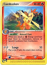 Pokemon EX Ruby & Sapphire  28/109 Combusken Card 