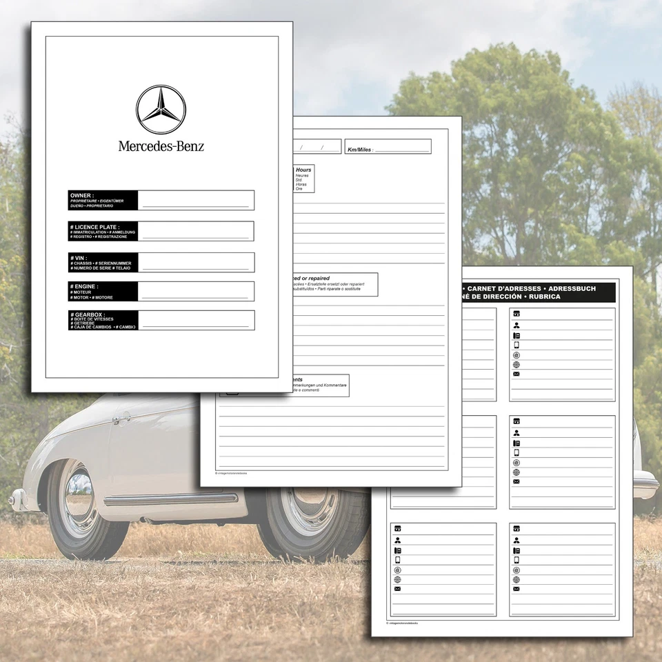 MERCEDES W111 : Libretto Di Restauro E Manutenzione - CONSEGNA GRATUITA - Immagine 3 di 4