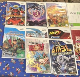 Lot Of 10 NES Nintendo Wii Games Complete CIB Manuals All Tested Neopets Puzzle