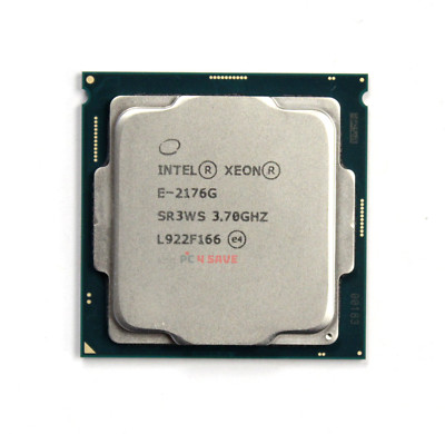 Intel Xeon E-2176G 6-Core 3.7GHz 12MB LGA1151 Server CPU Processor SR3WS
