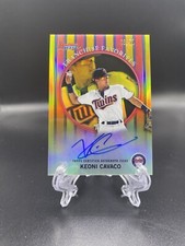 Keoni Cavaco 2019 Bowman's Best - 1999 Franchise Favorites Gold Refractor Auto