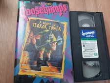 GOOSEBUMPS A Night in Terror Tower VHS Video Tape R L STINE 1996 Scholastic VGC