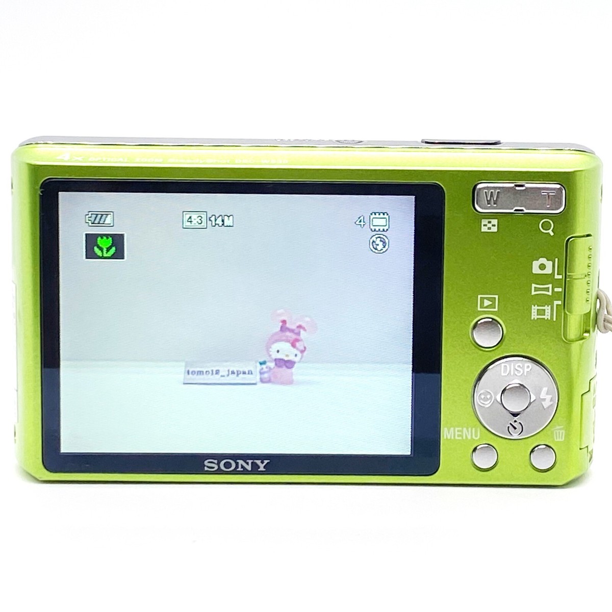 SONY DSC-W530 Green Digital Camera Cyber Shot 14.1MP 4x