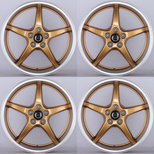 18 New Gold Polished Ocean Dtm Style 18x8.5 Wheels 5x108 Fits For Volvo 940 945 18 New Gold Polished Ocean Dtm Style 18x8.5 Wheels 5x108 Fits For Volvo 940 945