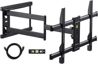 FORGING MOUNT Long Reach TV Wall Bracket Corner TV Bracket for 37-75 Inch Flat/C