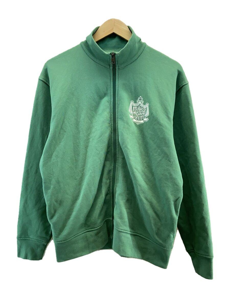 MAISON KITSUNE altra giacca M cotone verde tinta unita KM00328KM0027 usata
