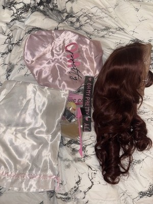 Red Human Hair Wig 7x5 HD Pre Plugged And Pre Cut