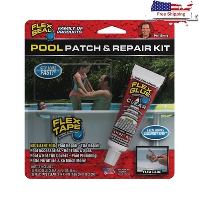 Mini Pool Repair Kit Waterproof Adhesive Sealant Quick Fix Patch Glue Set New