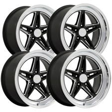 Staggered-american Racing Groove 20x8.520x10 5x4.75 6mm Blackmill Wheels Rims