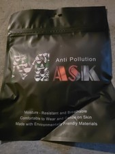 Anti-Pollution Mask   Moisture Resistant  Breathable Face Covering for Outdoor