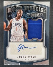 2017-18 Panini Dominion Rookie Showcase Jersey Autos /49 Jawun Evans Auto