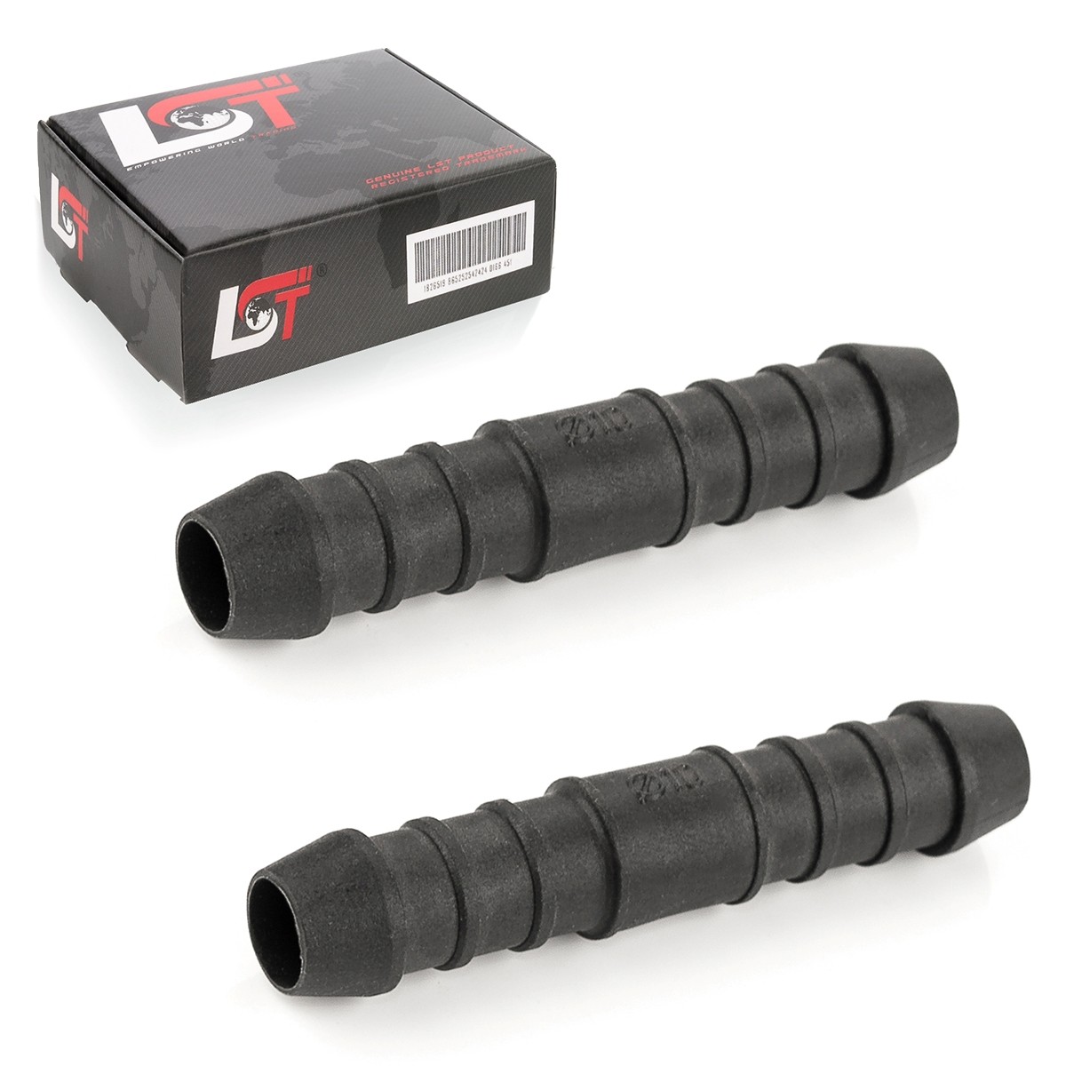 2x PA Tube Polyamide PA6 Hose Connector Petrol Oil Resistant 10 mm for SKODA