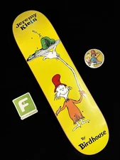 SIGNED Jeremy Klein Dr. Seuss Green Eggs Ham Hook-Ups Skateboard Deck Birdhouse