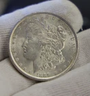 1889 US Morgan Silver Dollar $1 AU+
