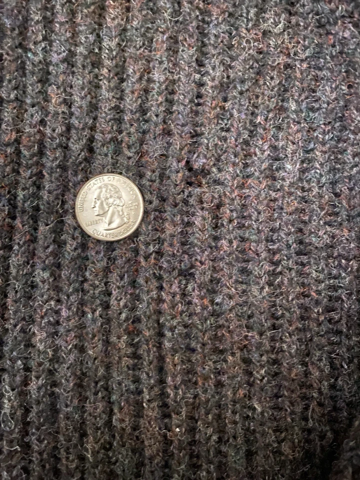 Vintage 90s Pringle Of Scotland Shetland Wool Size M Shawl Cardigan - Image 3 of 4