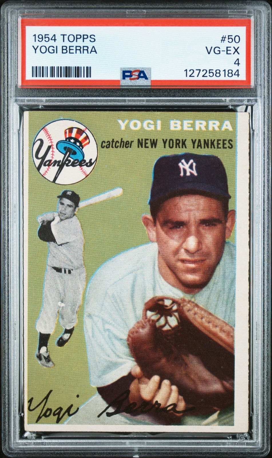 1954 Topps - Yogi Berra #50 PSA 4 VG-EX