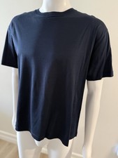 Valentino Garavani Rockstud Men's Jersey T-Shirt Navy Blue Oversized Sz S Fits M