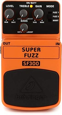 BEHRINGER SUPER FUZZ SF300 3-Mode Fuzz Distortion From Japan