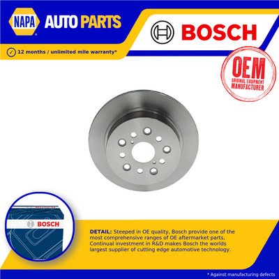 2x Brake Discs Pair Vented Rear 310mm 0986479R25 Bosch Set 4243150030 4243150070