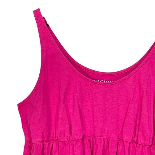 Cacique Sleepwear Pink Lace Trim Sleeveless Tank Top Plus Size 22/24 - Picture 4 of 7