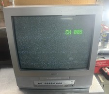 Toshiba 20  Color Retro Gaming W/Remote MV20P2 TV W/VHS Player Tested Works