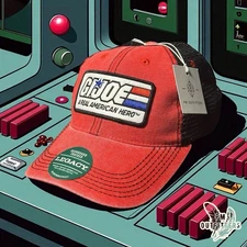 G.I. Joe 80s TV Retro Vintage Toy Embroidered Patch Legacy Dashboard Trucker Hat