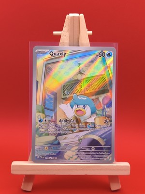 quaxly pokemon card holographic Pokemon Card 2025 S-Chinese CBB1C Quaxly 050909 Holo 3 Star PTCG Mint –  Treasure Cat Card main image 0