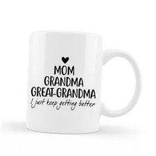 Great Grandma Mom Gifts Coffee Mug, Great Mom Grandma 2025 Mug, great grandma