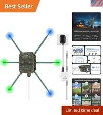 AX3000 Outdoor WiFi Access Point - Long Range, Dual Band, Weatherproof Design