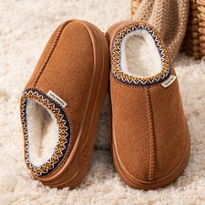 Women s Cozy Slip-On Faux-Shearling Lined Clog- Any Size- Causal in/outdoor Shoe