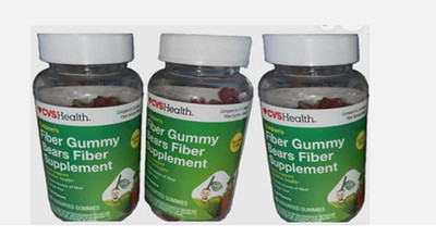 CVS Children's Fiber Gummy Bears Fiber Supplement Fruit Flavor 60ct  3PK  8/26