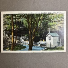 1949 posted Enterance Lost River Cave Bowling Green KY linen FABVINTY POSTCARD