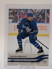 2025-26 UPPER DECK EXTENDED 🔥 #621 SIMON BENOIT CLEAR-CUT PARALLEL INSERT SP