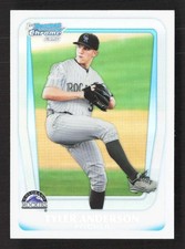 2011 Bowman Draft Tyler Anderson #BDPP3 Chrome Prospects Refractor TV4910